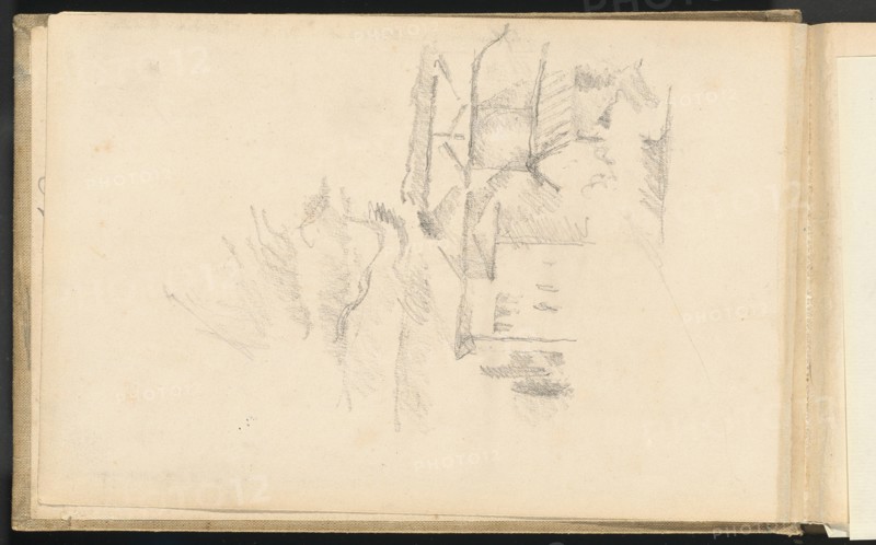 The Plaster Mill (La Moulin à plâtre), 1889/1892. Creator: Paul Cezanne.