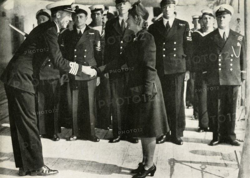 'H.M.S. Vanguard Commissioned.', 12 May 1946, (1947).  Creator: Unknown.