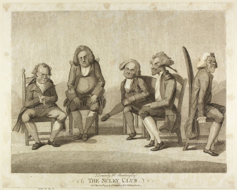 The Sulky Club, published March 18, 1794. Creator: Henry William Bunbury.