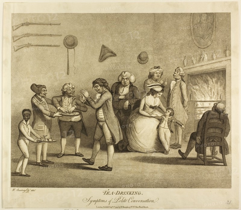 Tea Drinking, published September 1, 1794. Creator: Henry William Bunbury.