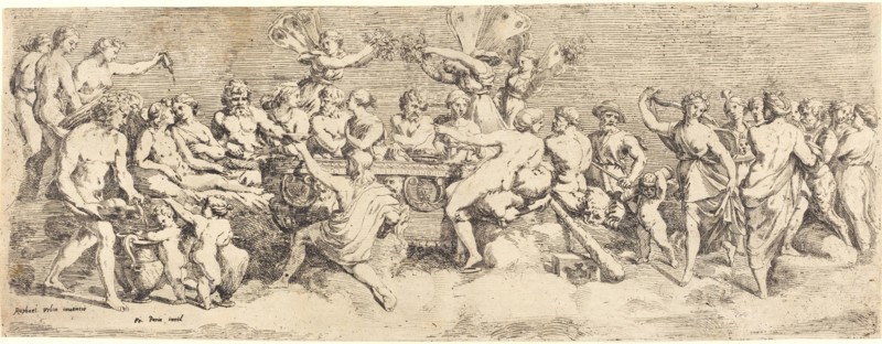 The Wedding Feast of Cupid and Psyche, c. 1635. Creator: François Perrier.