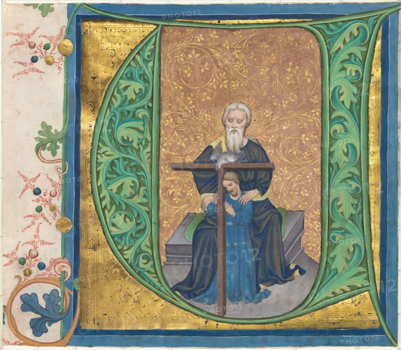 The Trinity, 1414. Creator: Master of the Gerona Martyrology, Workshop of.