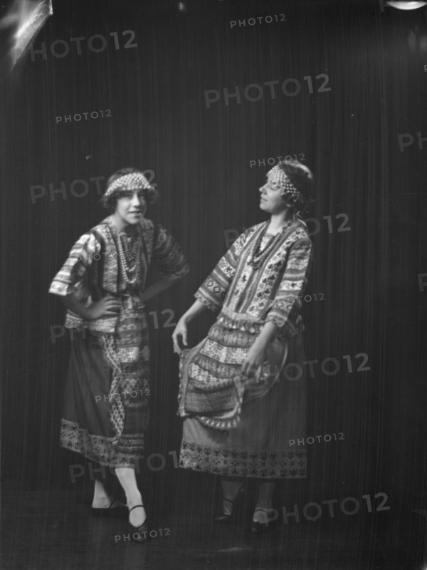 Caracceole, Princess, and Mlle. Artska, 1924 May 9. Creator: Arnold Genthe.