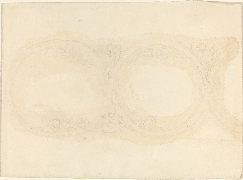 Ornamental Border Design with Winged Female Figures. Creator: John Flaxman.