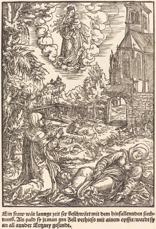 Ein Frau war lannge Zeit ..., c. 1503. Creator: Master of the Legend Scenes.