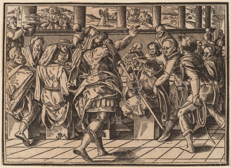 The Martyrdom of Saint James (?), published 1630. Creator: Christoph Maurer.