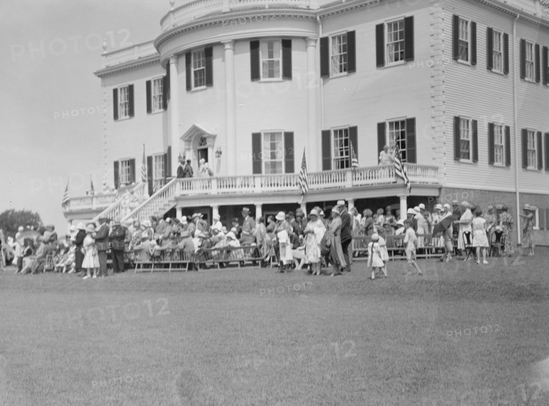 Celebration at the General Knox estate, 1931 July 25. Creator: Arnold Genthe.