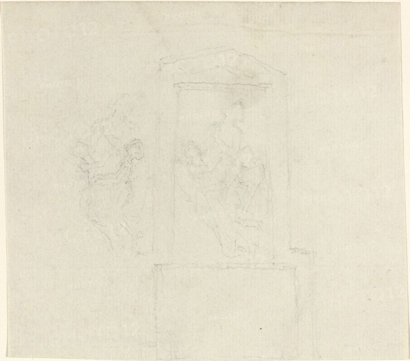 Monument to Agnes Cromwell (?), probably c. 1798/1800. Creator: John Flaxman.