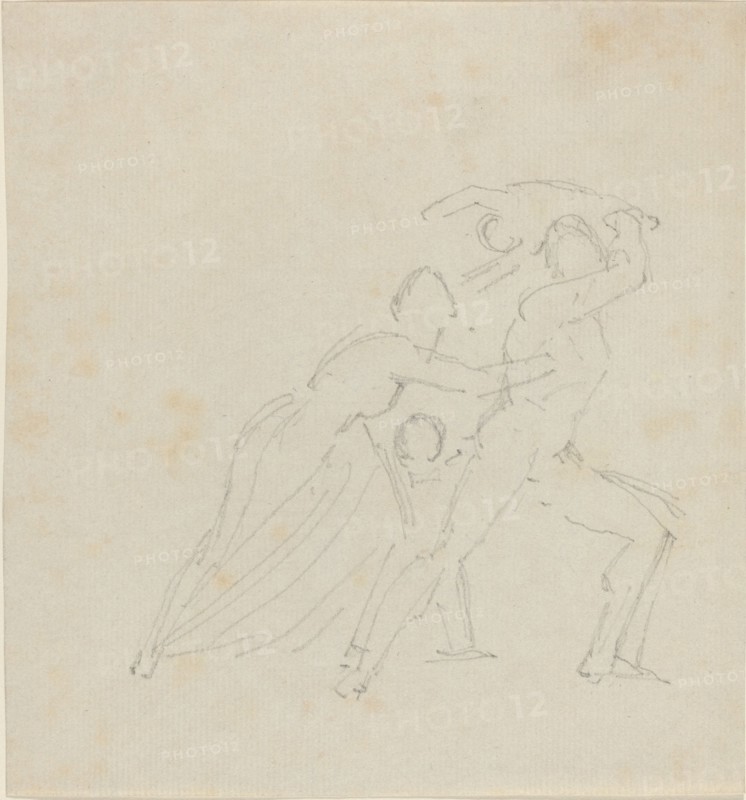 Study for "The Fury of Athamas", probably c. 1790/1794. Creator: John Flaxman.