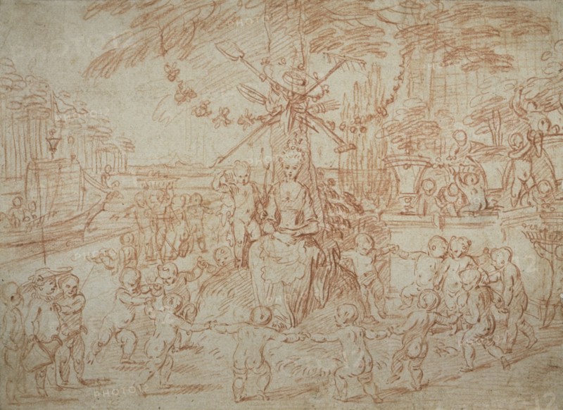 Allegory of Spring, or the Young Gardeners, n.d. Creator: Jean-Antoine Watteau.