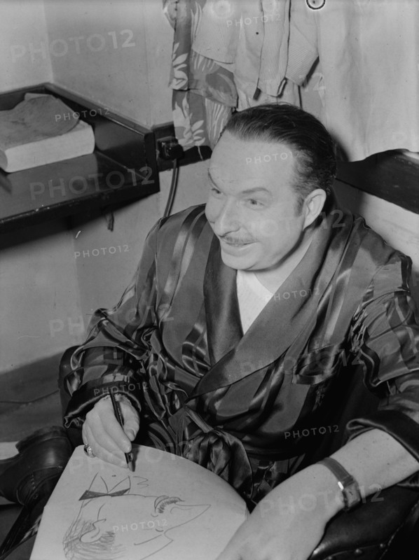Portrait of Xavier Cugat, New York, N.Y., 1946. Creator: William Paul Gottlieb.