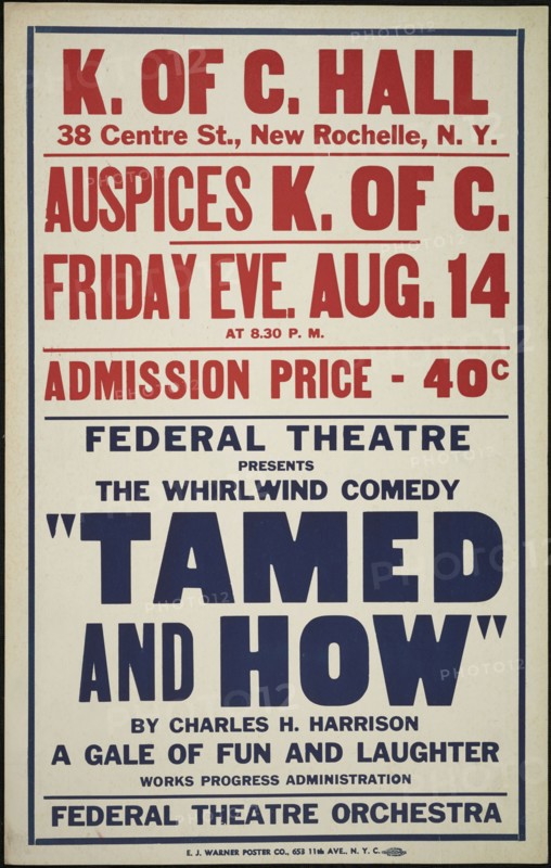 Tamed and How, New Rochelle, NY, [193-]. Creators: Unknown, Charles H Harrison.