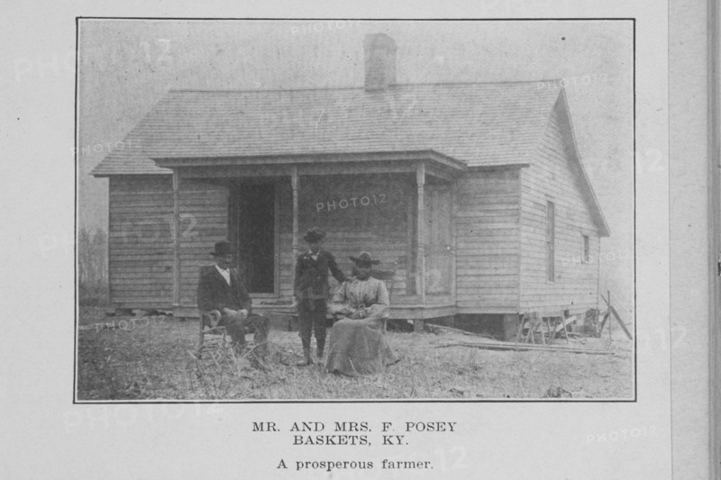 Mr. and Mrs. F Posey; Baskets, Ky.; A prosperous farmer, 1907. Creator: Unknown.
