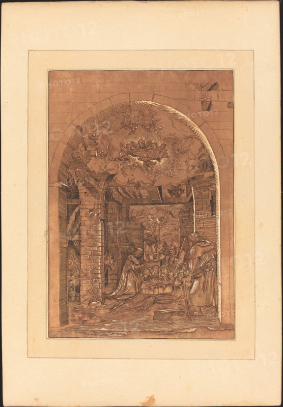 The Adoration of the Shepherds, published 1782. Creator: Johann Gottlieb Prestel.
