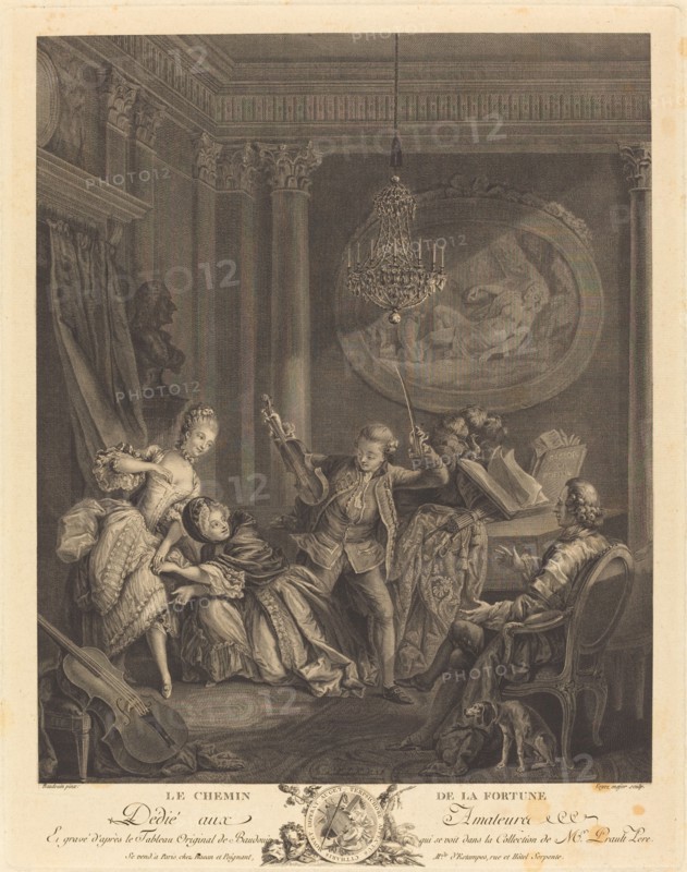 Le chemin de la fortune, 1778. The Road to Fortune. Creator: Nicolas-Joseph Voyez.