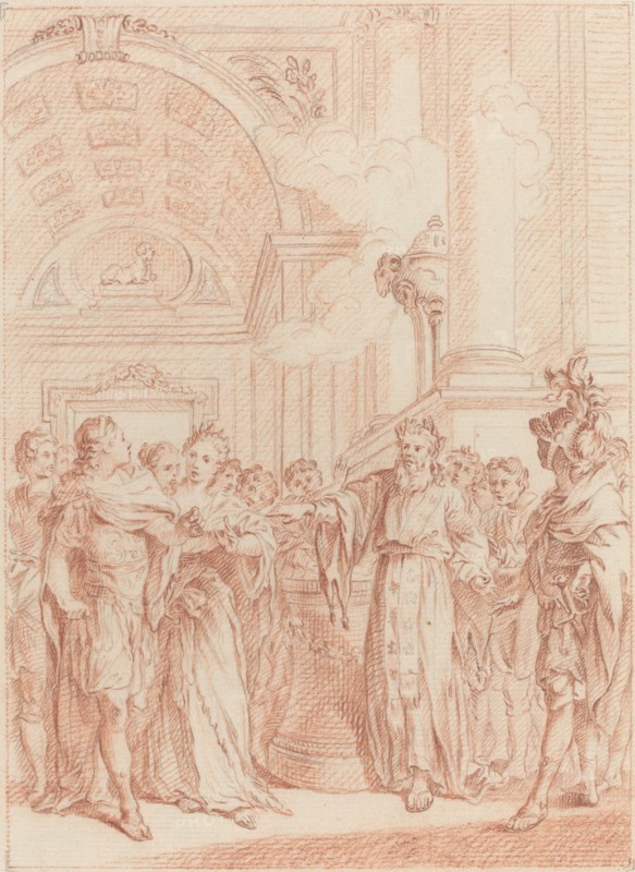 Tremblez malheureux Roi, votre Règne est passe. Creator: Hubert Francois Gravelot.
