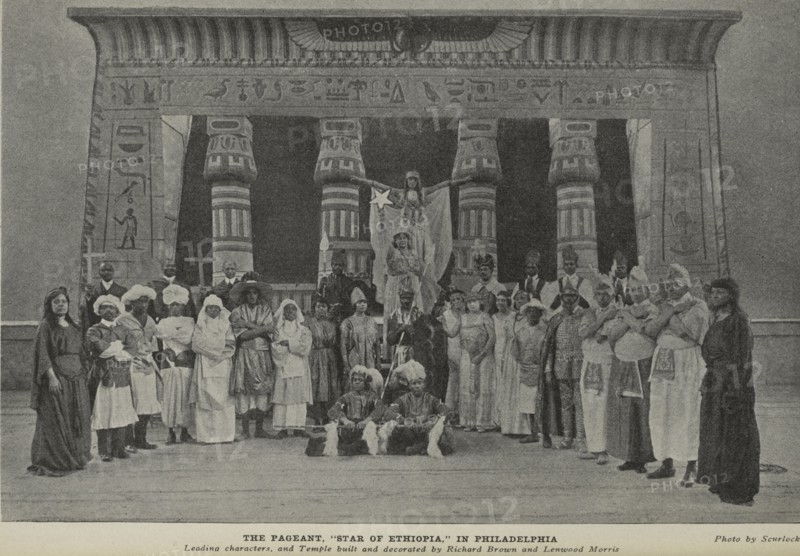 The pageant, "The star of Ethiopia," in Philadelphia, 1916-08. Creator: Scurloack.