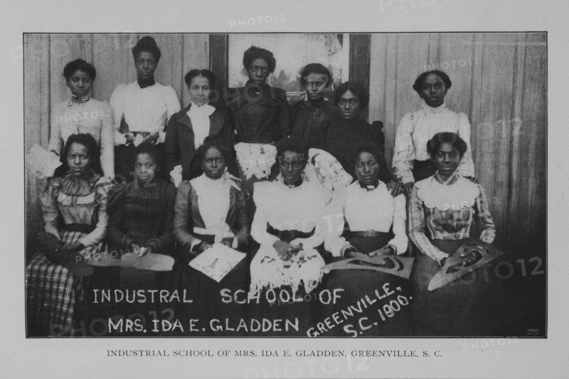 Industrial school of Mrs. Ida E. Gladden, Greenville, S.C., 1902. Creator: Unknown.