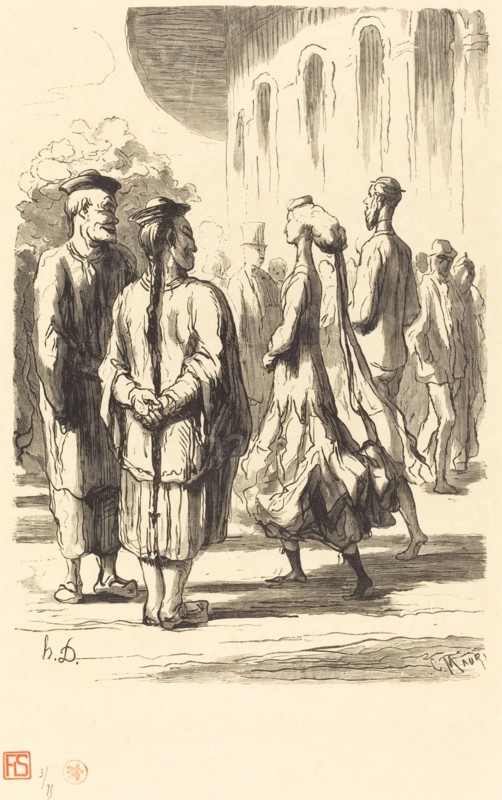 Exposition universelle: Quel sont les plus Chinois?, 1867. Creator: Charles Maurand.