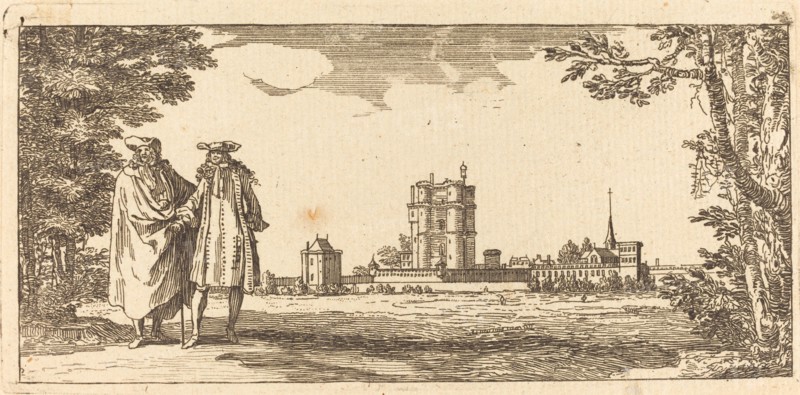 Plan general du Chasteau et petit Parc de Vincennes, 1668. Creator: Israel Silvestre.