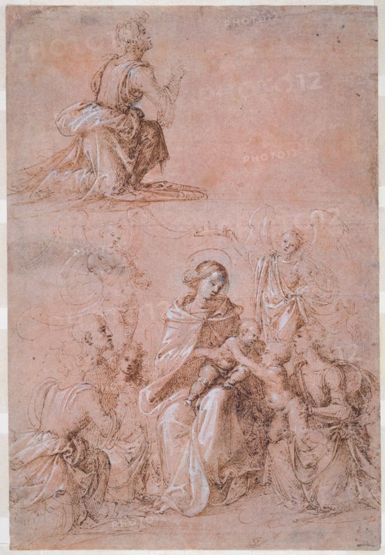 The Virgin and Child Surrounded by Saints and Angels, c. 1500. Creator: Fra Bartolomeo.