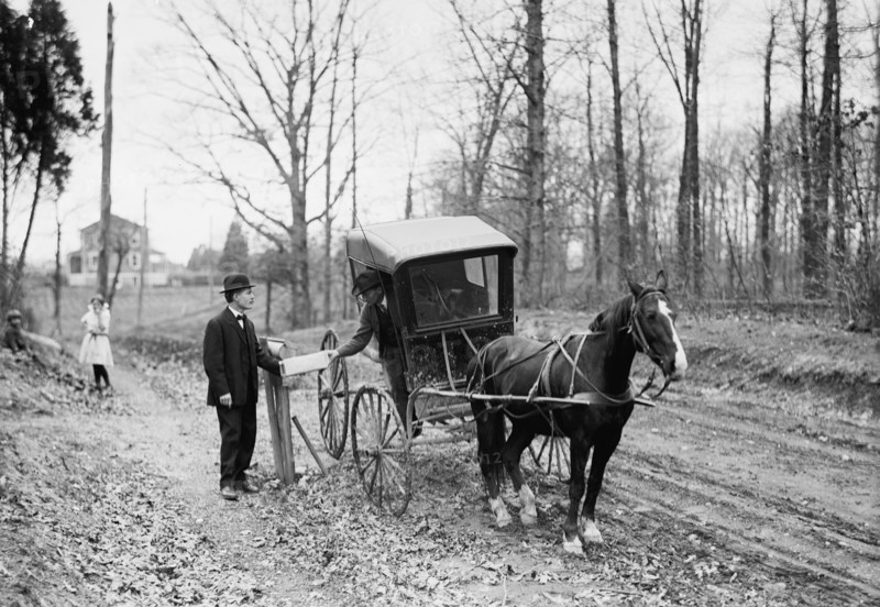 Post Office Department - Parcel Post. Rural Free Delivery, 1914. Creator: Harris & Ewing.