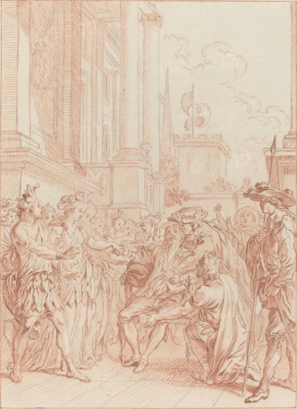 Quoi donc, les vrais Chrétiens auraient tant de vertu. Creator: Hubert Francois Gravelot.