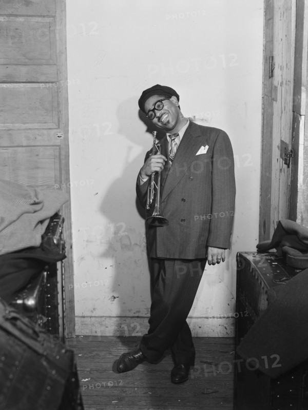 Portrait of Dizzy Gillespie, New York, N.Y., ca. May 1947. Creator: William Paul Gottlieb.