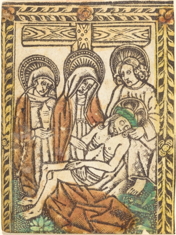 The Lamentation, 1460/1480. Creator: Master of the Borders with the Four Fathers of the Church.