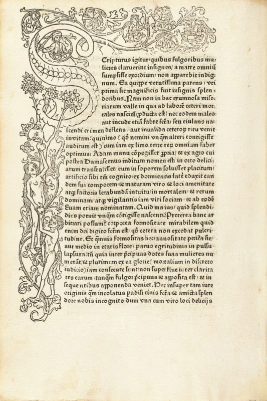 De Claris Mulieribus (Concerning Famous Women), 1473. Creators: Master of Boccaccio, Boccaccio.