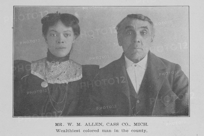 Mr. W. M. Allen, Cass Co., Mich.; Wealthiest colored man in the county, 1907. Creator: Unknown.