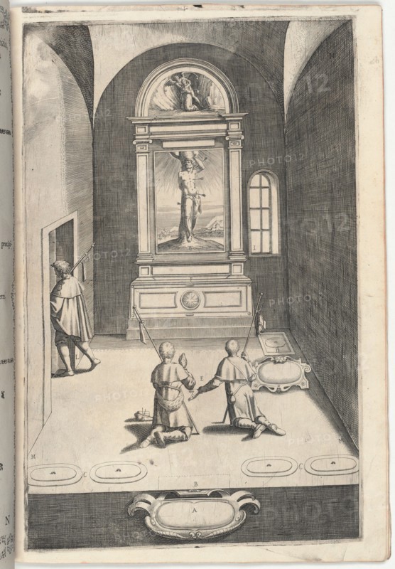 Chapel of Saint Sebastian (Cappella di San Sebastiano) [plate N], 1612. Creator: Jacopo Ligozzi.