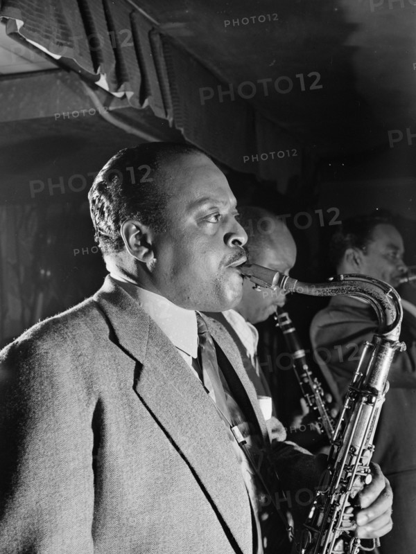 Portrait of Ben Webster, Bengasi, Washington, D.C., ca. May 1946. Creator: William Paul Gottlieb.