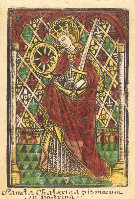 Saint Catherine, 1480 or after. Creator: Master of the Protective Saints of Cologne, Workshop of.