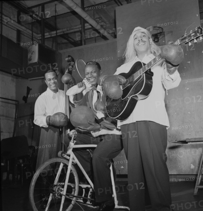 Portrait of Wesley Prince, Nat King Cole, and Freddie Moore, 1938. Creator: William Paul Gottlieb.