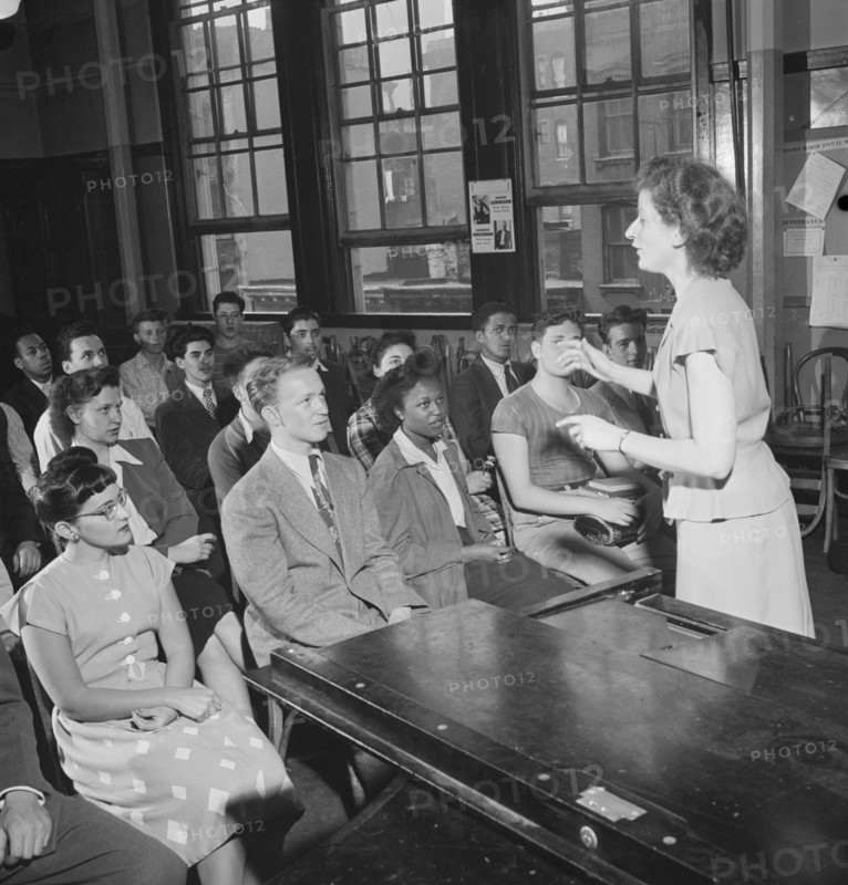 Metropolitan Vocational High School, New York, N.Y., ca. July 1947. Creator: William Paul Gottlieb.