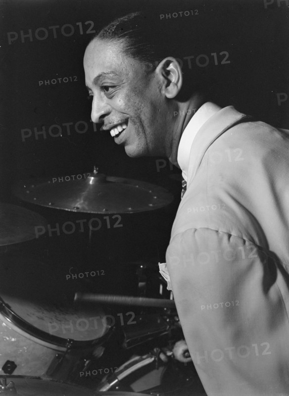 Portrait of Sonny Greer, Aquarium(?), New York, N.Y., ca. Nov. 1946. Creator: William Paul Gottlieb.