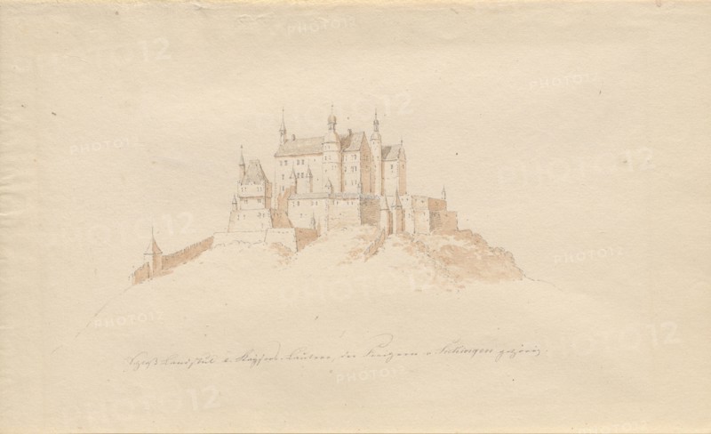Schloss Landstuhl b. Kaisers, Lautern, den Prinzen v. Sickingen gehürig. Creator: Julius von Leypold.