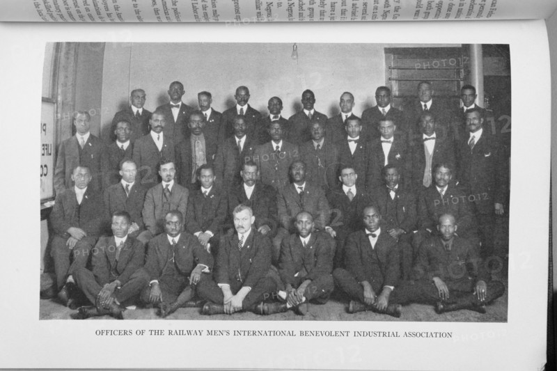 Officers of the Railway Men's International Benevolent Industrial Association, 1922. Creator: Unknown.