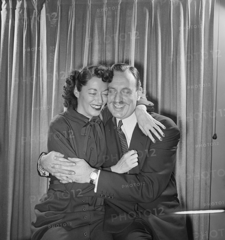 Portrait of Brick Fleagle and Mrs. Brick Fleagle, New York, N.Y., 1946. Creator: William Paul Gottlieb.