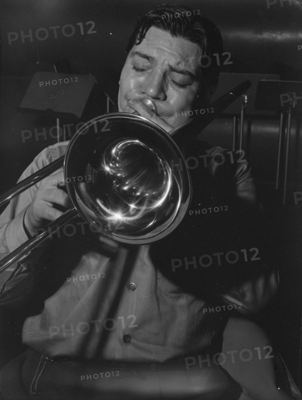 Portrait of Jack Teagarden, Victor studio, New York, N.Y., ca. May 1947. Creator: William Paul Gottlieb.