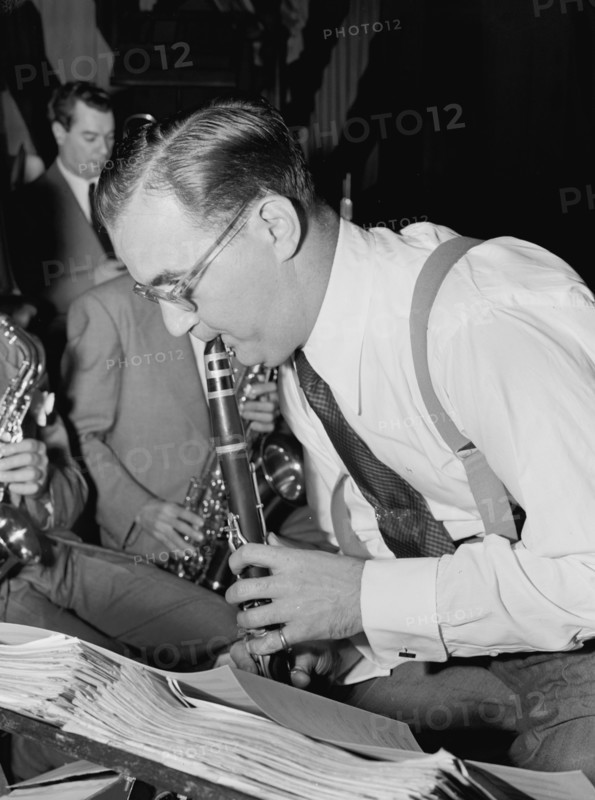 Portrait of Benny Goodman, 400 Restaurant, New York, N.Y., ca. July 1946. Creator: William Paul Gottlieb.