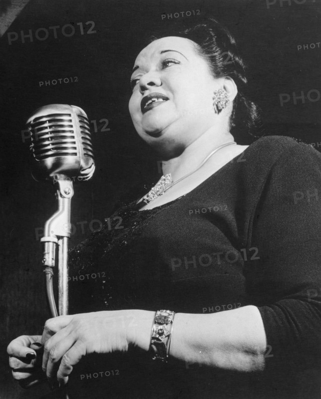 Portrait of Mildred Bailey, Carnegie Hall(?), New York, N.Y., ca. Apr. 1947. Creator: William Paul Gottlieb.