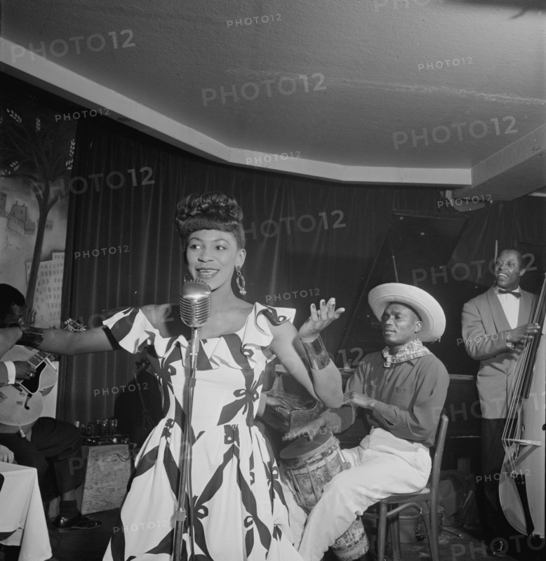 Portrait of Josephine Premice, Village Vanguard, New York, N.Y., ca. July 1947. Creator: William Paul Gottlieb.