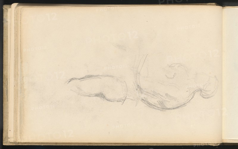 Study of the Allegorical Figure of Health in Rubens' "The Birth of Louis XIII", 1880/1883. Creator: Paul Cezanne.