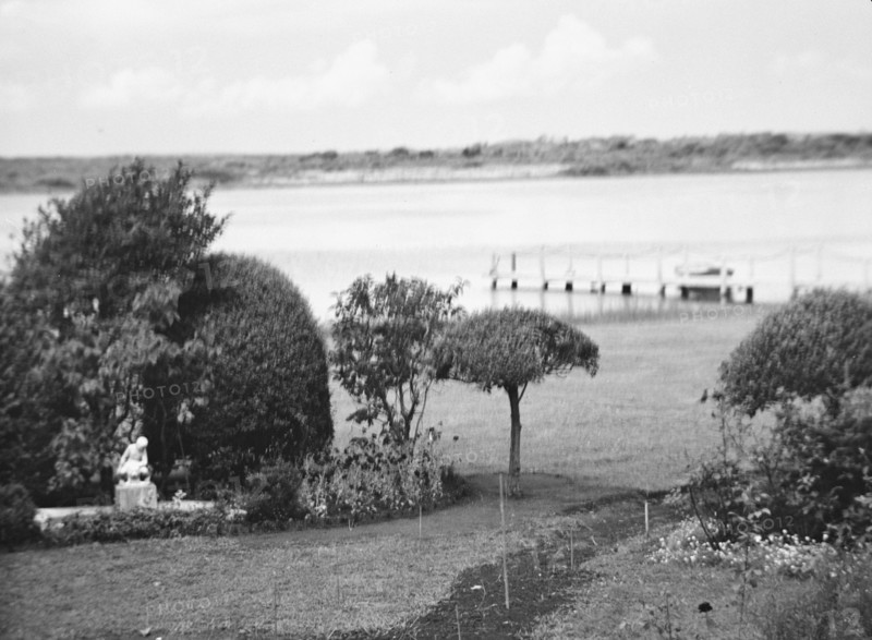 Grounds of "The Shallows," property of Lucien Hamilton Tyng, Southampton, Long Island, 1931 Creator: Arnold Genthe.