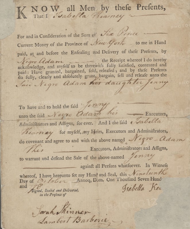 Know all men by these presents that I [blank] for and in consideration of the sum..., 1778-10-18. Creator: Unknown.