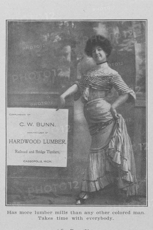 C. W. Bunn; Manufacturer of hardwood lumber, railroad and bridge timbers; Cassopolis, Mich., 1907. Creator: Unknown.