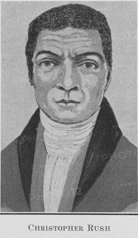Christopher Rush; A man who had figured in the organization of the Zion Church in New York..., 1921. Creator: Unknown.