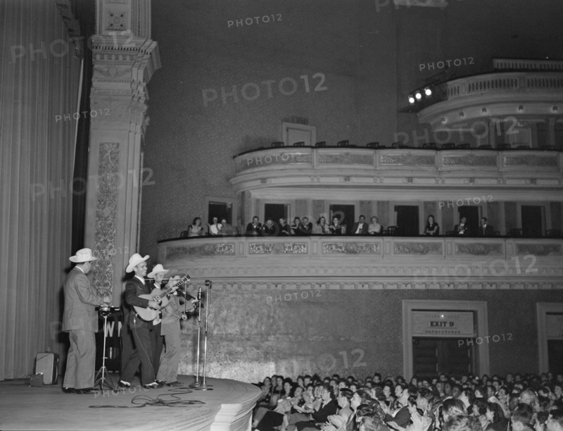 Portrait of Bob McCoy and Ernest Tubb, Carnegie Hall, New York, N.Y., Sept. 18-19, 1947. Creator: William Paul Gottlieb.